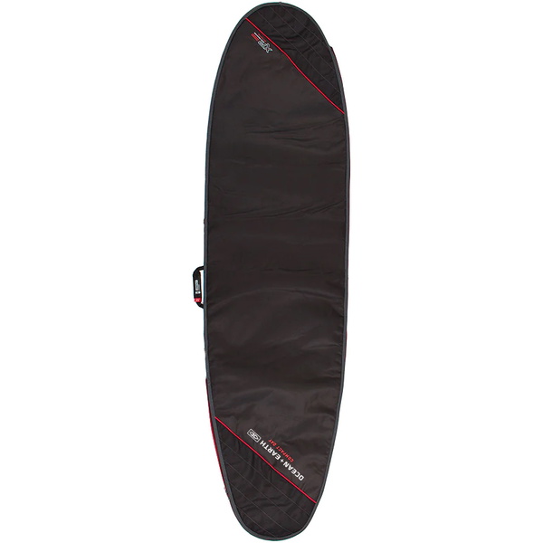 2026 Ocean And Earth Compact Cubierta De Tabla Larga Para Todo El Día OESCLB38 - Black / Red